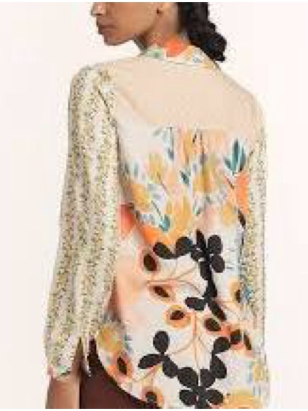 Anthropologie Maeve Alida Contrast Buttondiwn Shirt - Picture 2 of 11
